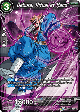 Dabura, Ritual at Hand (Common) (BT13-137) [Supreme Rivalry] | Black Swamp Games