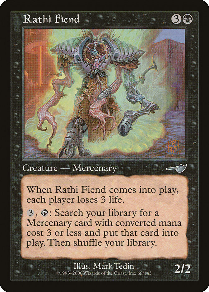 Rathi Fiend [Nemesis] | Black Swamp Games
