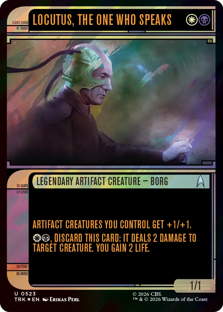 Locutus, the One Who Speaks (Showcase) (Surge Foil) [Star Trek] | Black Swamp Games