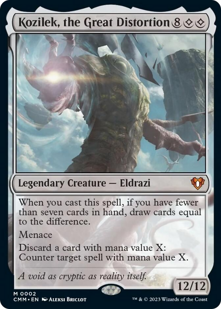 Kozilek, the Great Distortion [Commander Masters] | Black Swamp Games