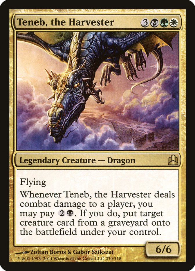 Teneb, the Harvester [Commander 2011] | Black Swamp Games