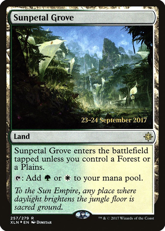 Sunpetal Grove [Ixalan Prerelease Promos] | Black Swamp Games