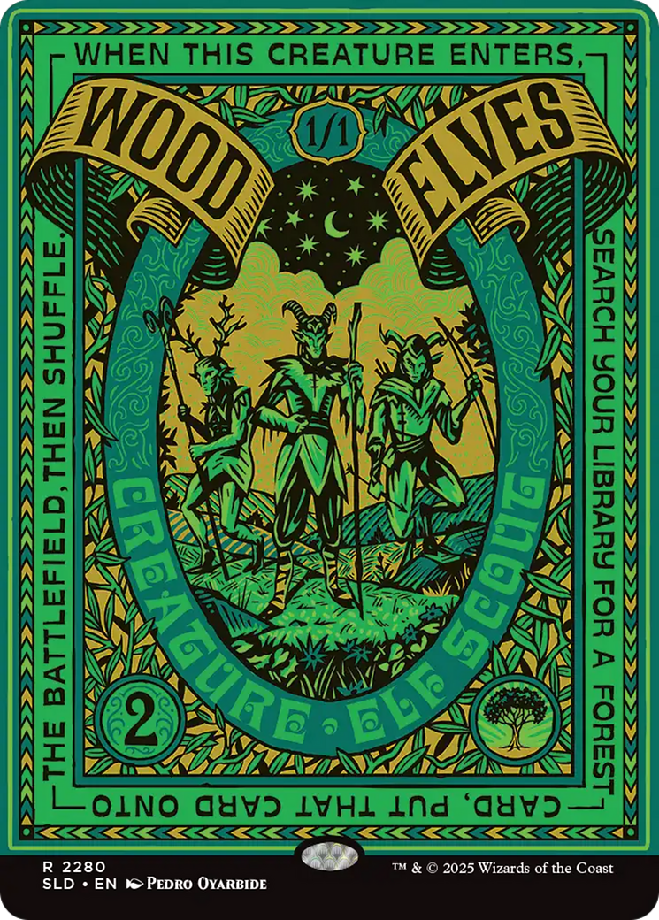 Wood Elves (2280) [Secret Lair Drop Series] | Black Swamp Games