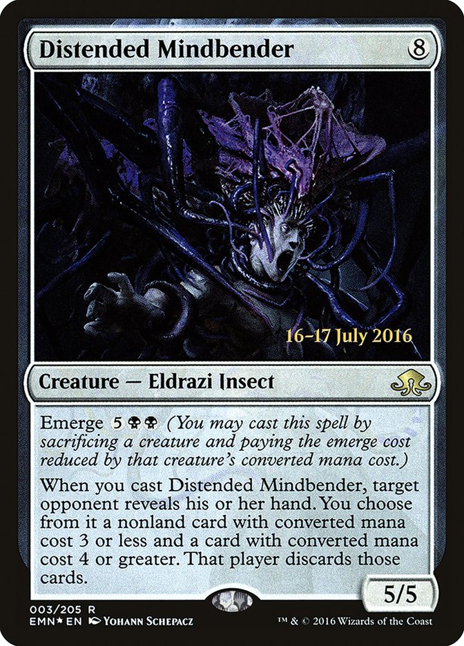 Distended Mindbender [Eldritch Moon Prerelease Promos] | Black Swamp Games
