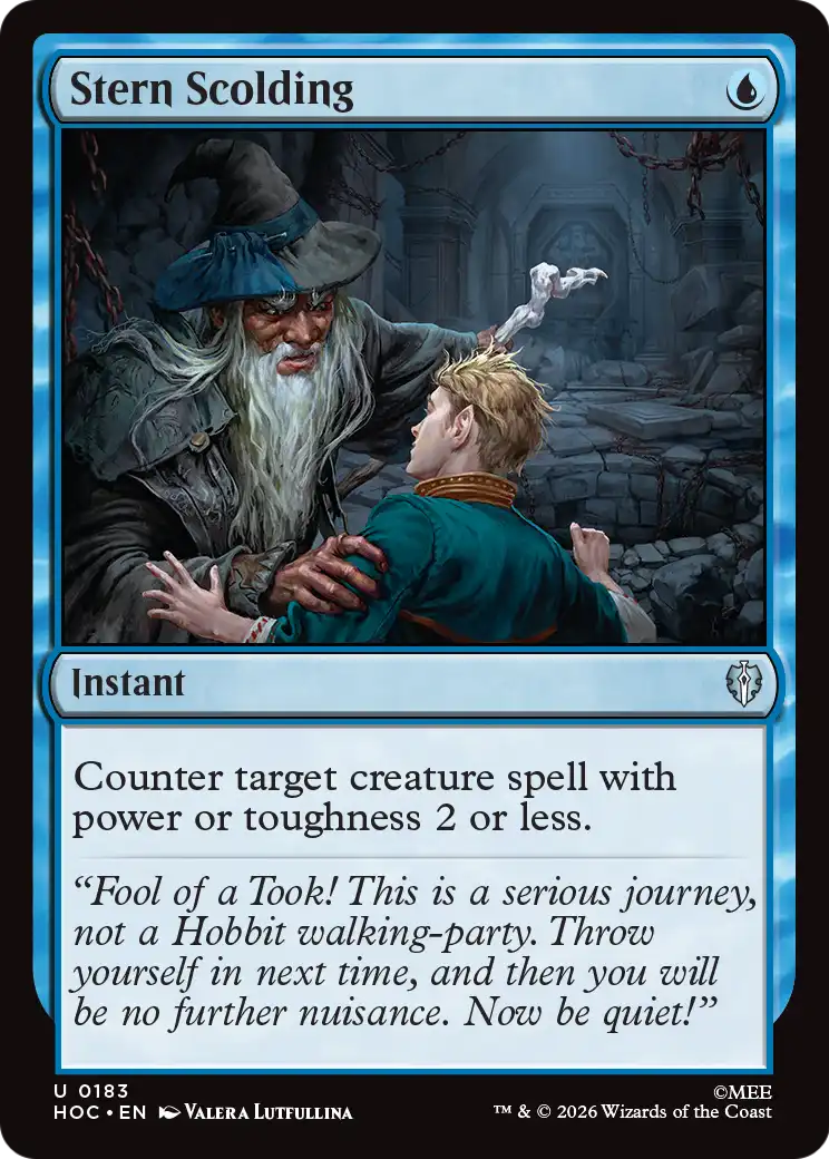 Stern Scolding [The Hobbit: Eternal-Legal] | Black Swamp Games