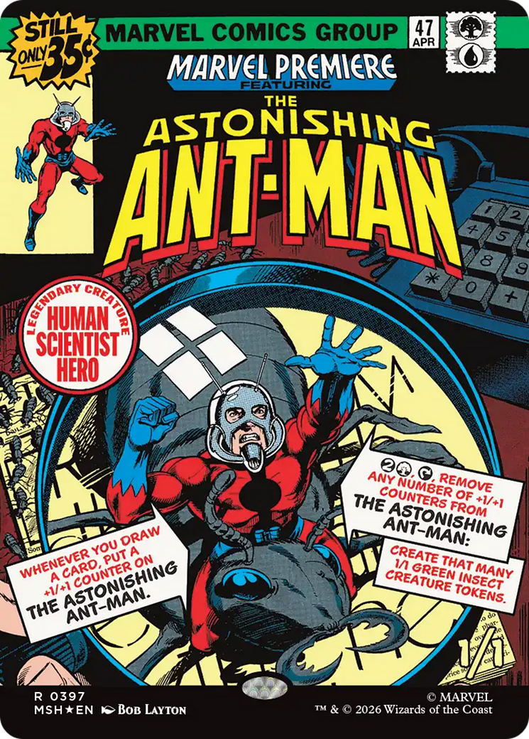 The Astonishing Ant-Man (Borderless) [Marvel Super Heroes] | Black Swamp Games