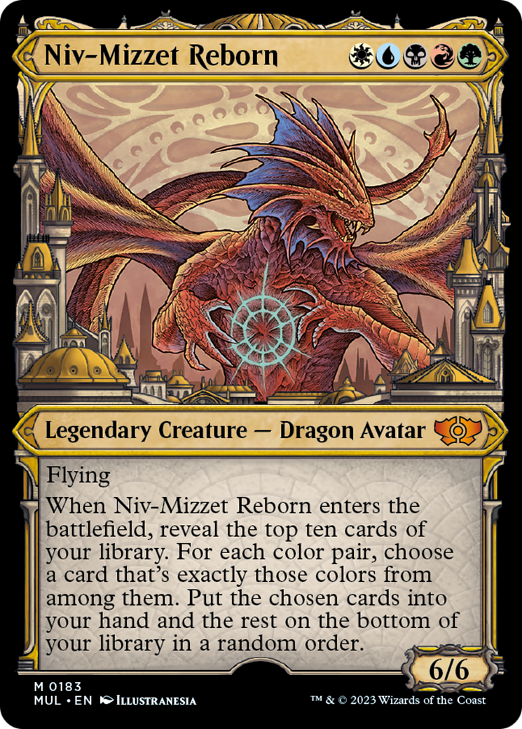 Niv-Mizzet Reborn (Halo Foil) [Multiverse Legends] | Black Swamp Games