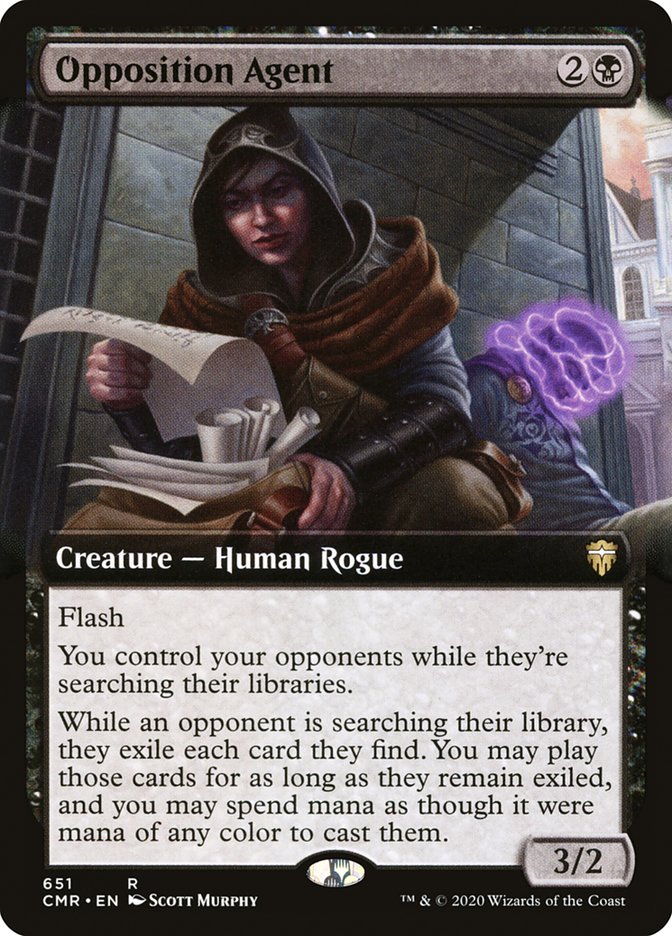 Opposition Agent (Extended Art) [Commander Legends] | Black Swamp Games
