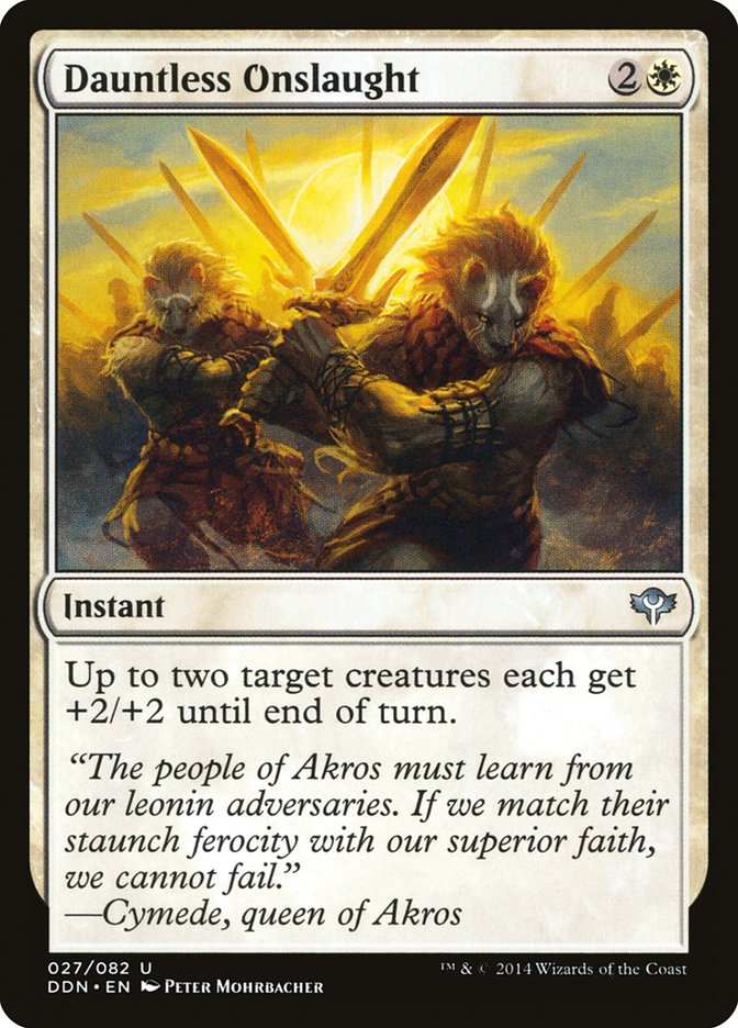 Dauntless Onslaught [Duel Decks: Speed vs. Cunning] | Black Swamp Games