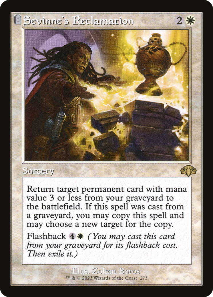 Sevinne's Reclamation (Retro) [Dominaria Remastered] | Black Swamp Games