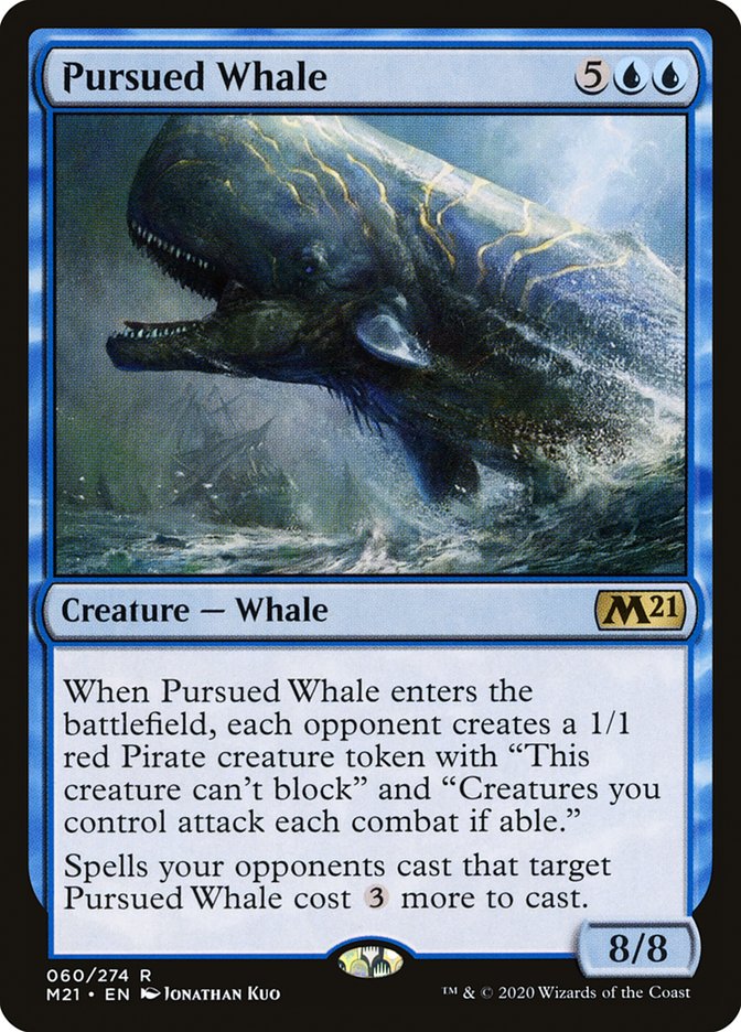Pursued Whale [Core Set 2021] | Black Swamp Games