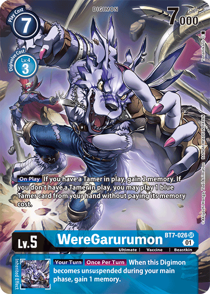 WereGarurumon [BT7-026] (Alternate Art) [Next Adventure] | Black Swamp Games