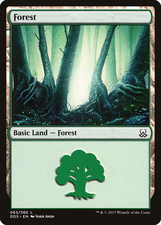 Forest (63) [Duel Decks: Mind vs. Might] | Black Swamp Games