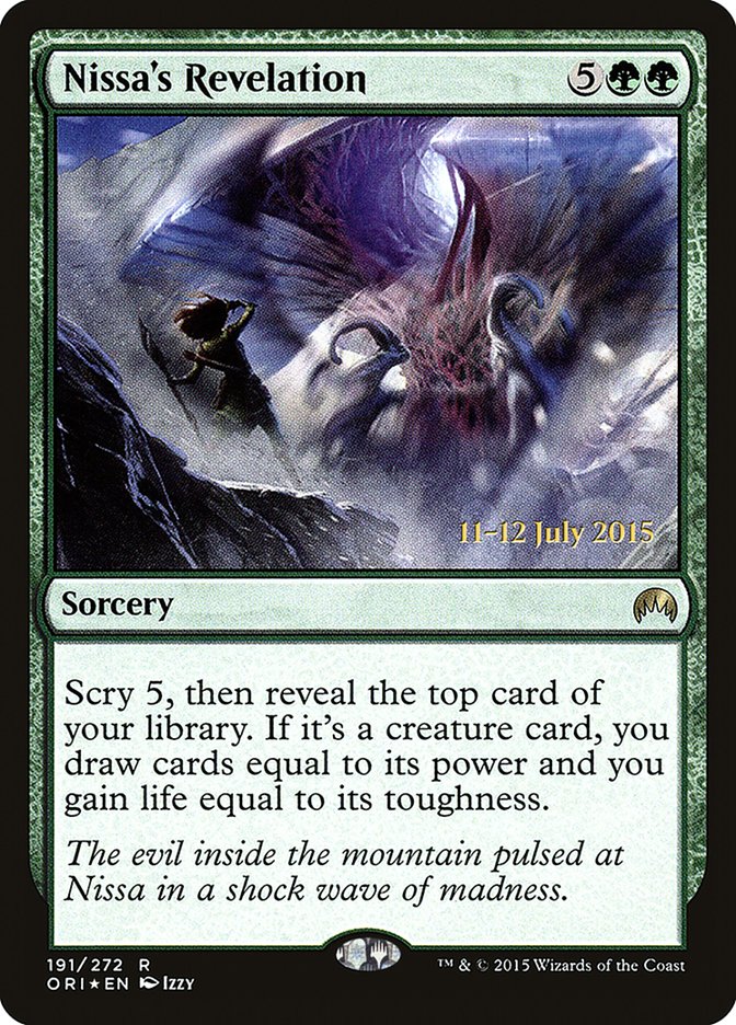 Nissa's Revelation [Magic Origins Prerelease Promos] | Black Swamp Games