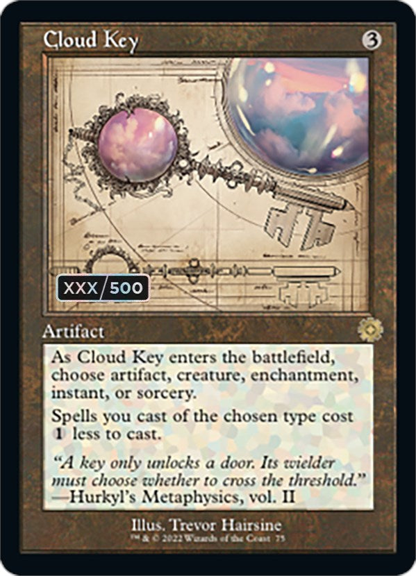Cloud Key (Retro Schematic) (Serialized) [The Brothers' War Retro Artifacts] | Black Swamp Games
