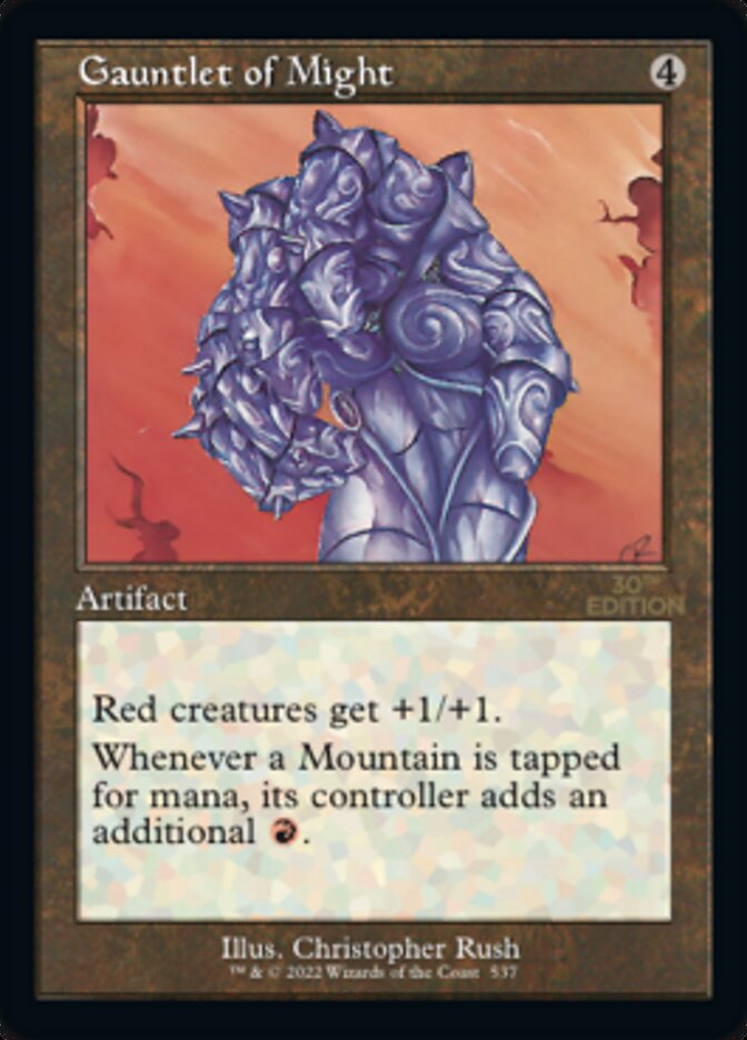 Gauntlet of Might (Retro) [30th Anniversary Edition] | Black Swamp Games