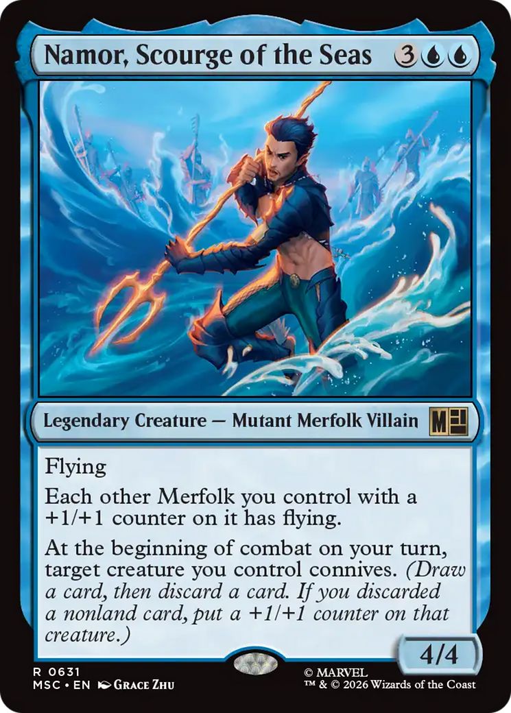 Namor, Scourge of the Seas [Marvel Super Heroes Commander] | Black Swamp Games