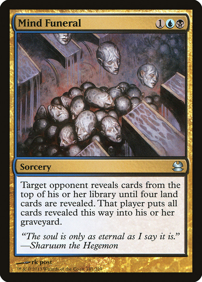 Mind Funeral [Modern Masters] | Black Swamp Games