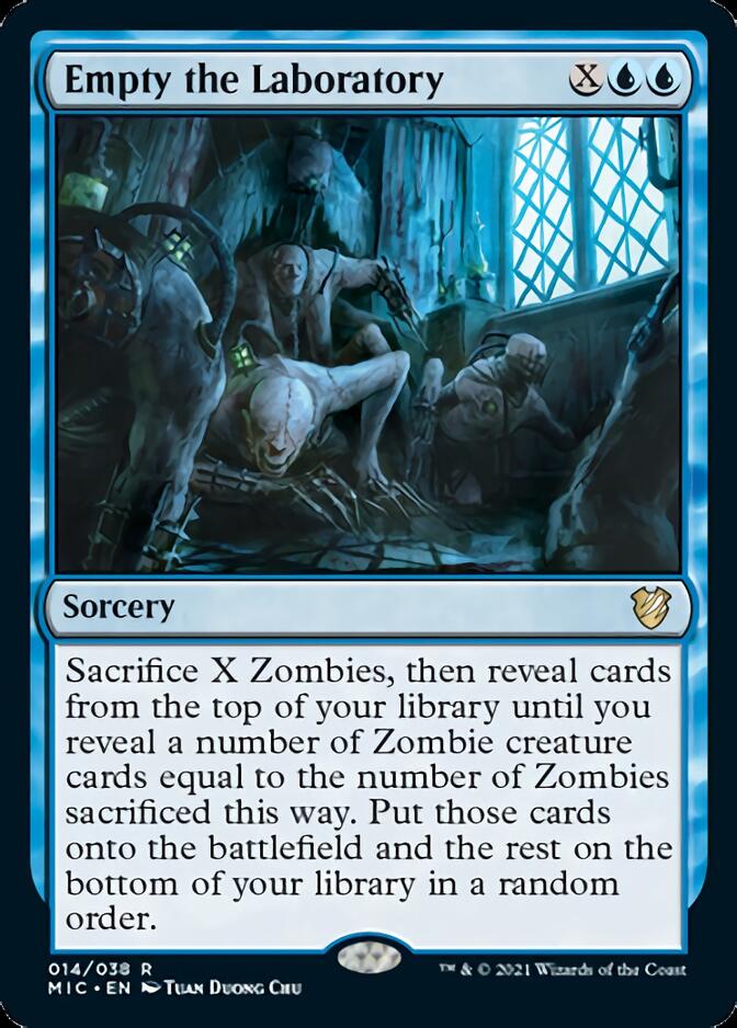 Empty the Laboratory [Innistrad: Midnight Hunt Commander] | Black Swamp Games