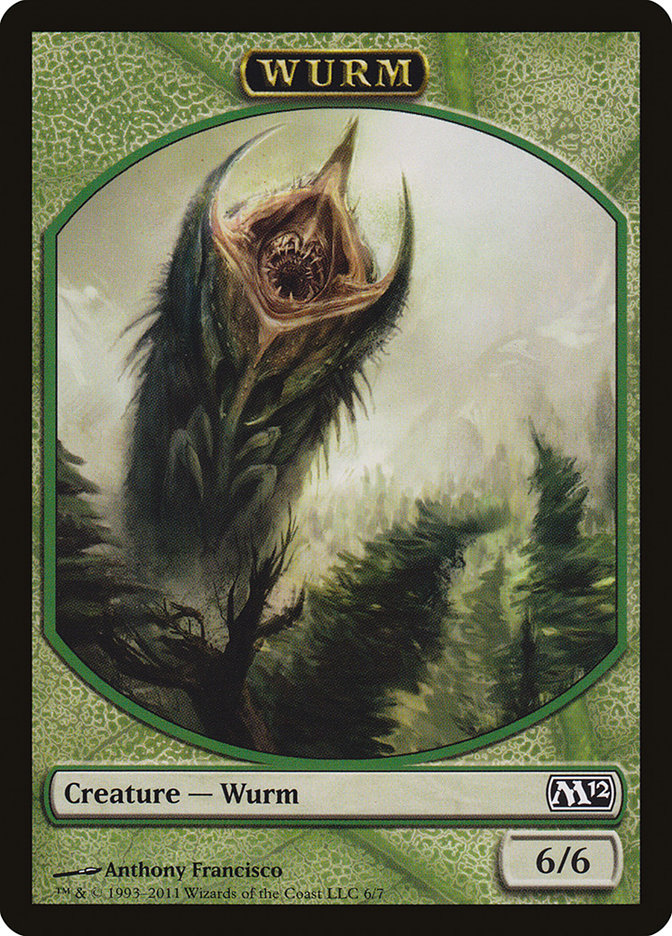 Wurm Token [Magic 2012 Tokens] | Black Swamp Games