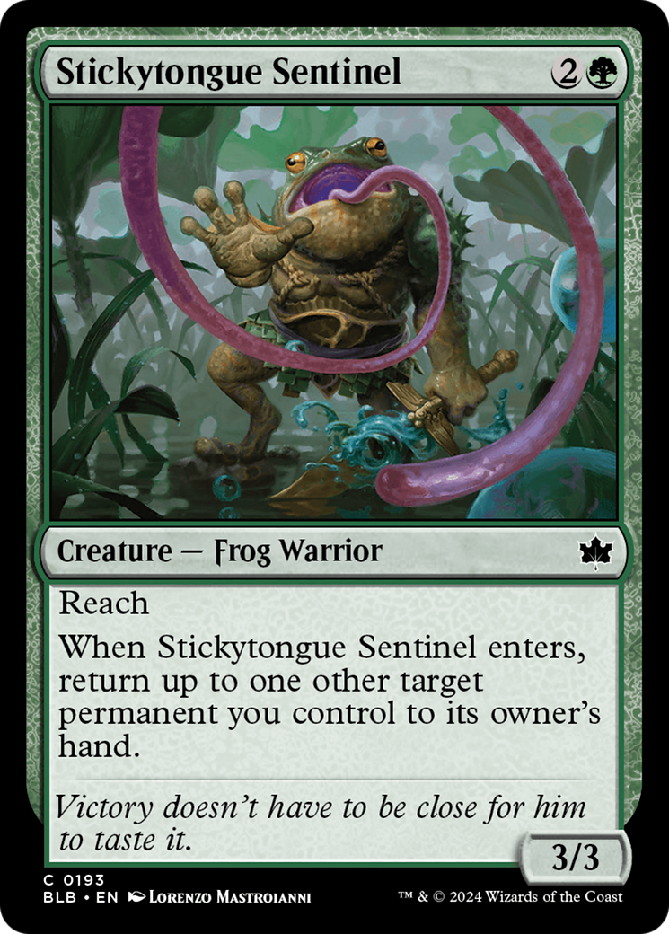 Stickytongue Sentinel [Bloomburrow] | Black Swamp Games
