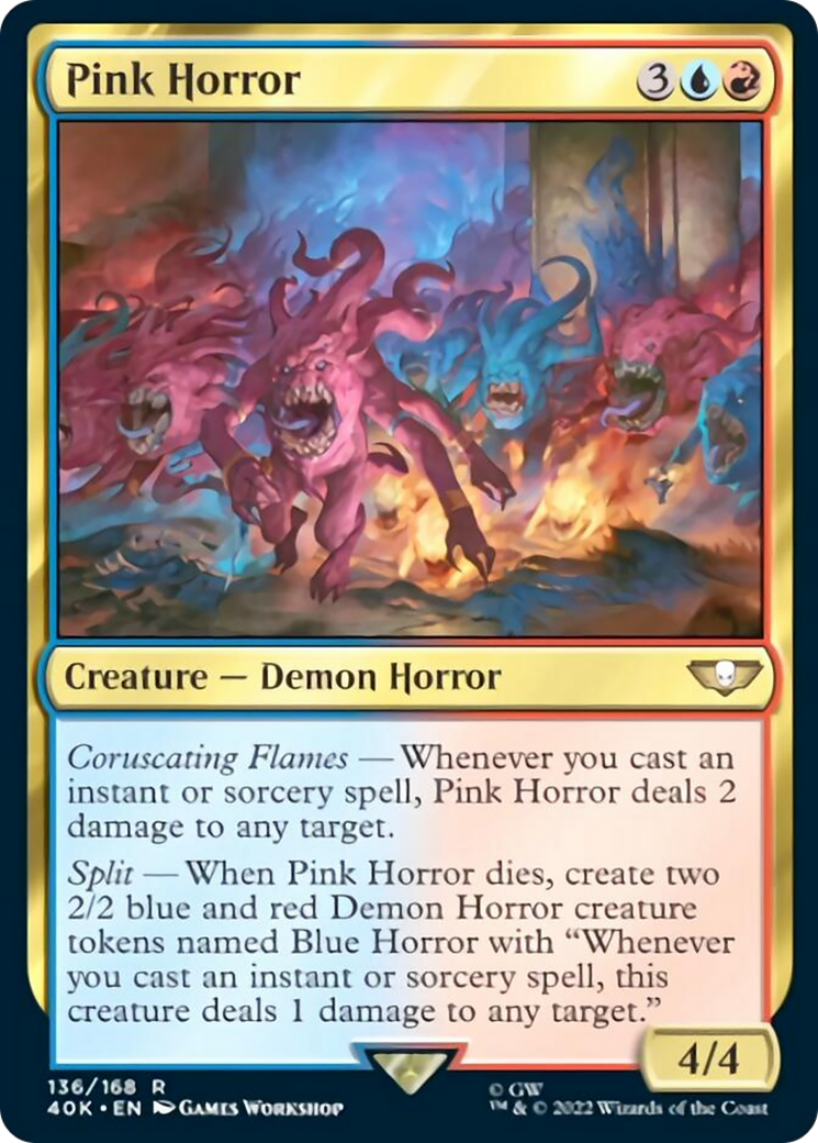 Pink Horror (Surge Foil) [Warhammer 40,000] | Black Swamp Games