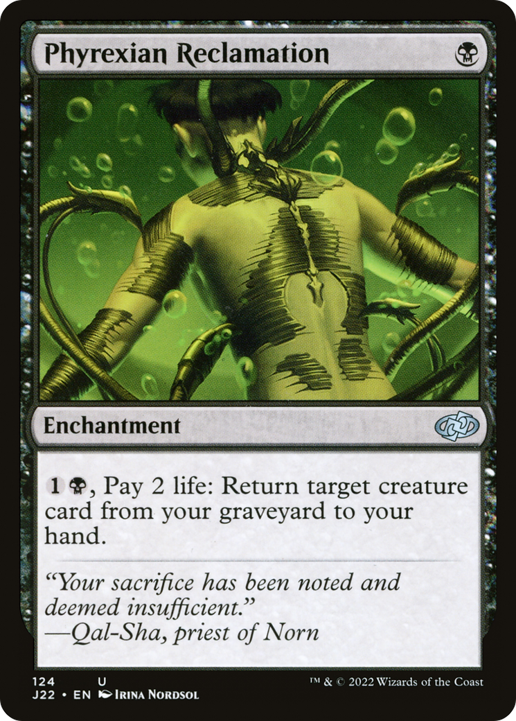 Phyrexian Reclamation [Jumpstart 2022] | Black Swamp Games