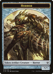 Horror // Thopter Double-Sided Token [Commander 2016 Tokens] | Black Swamp Games