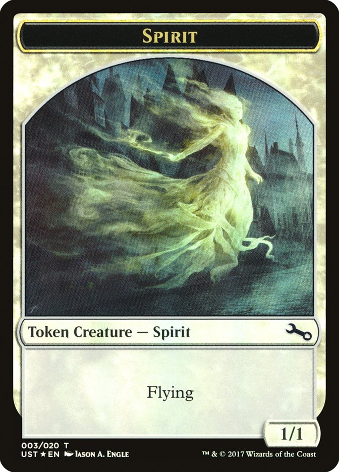 Spirit (003) // Spirit Double-Sided Token [Unstable Tokens] | Black Swamp Games