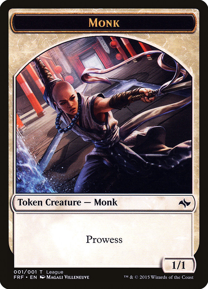 Monk Token [League Tokens 2015] | Black Swamp Games