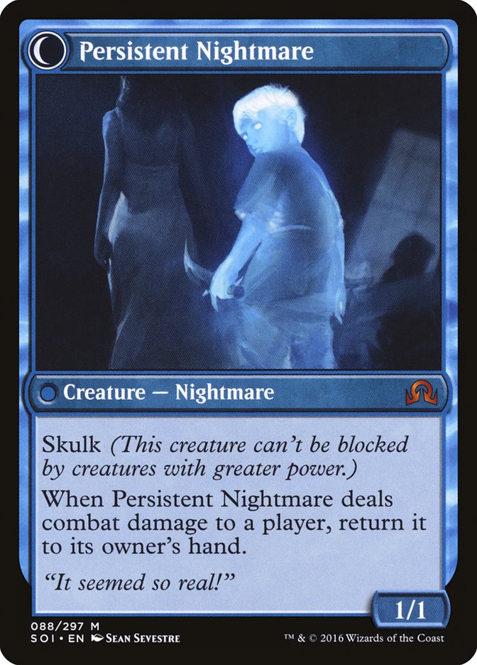 Startled Awake // Persistent Nightmare [Shadows over Innistrad] | Black Swamp Games