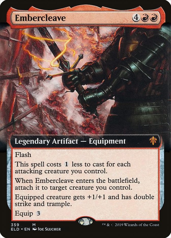 Embercleave (Extended Art) [Throne of Eldraine] | Black Swamp Games