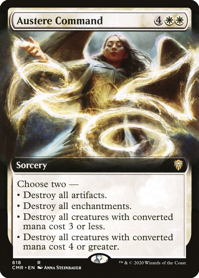 Austere Command (Extended Art) [Commander Legends] | Black Swamp Games