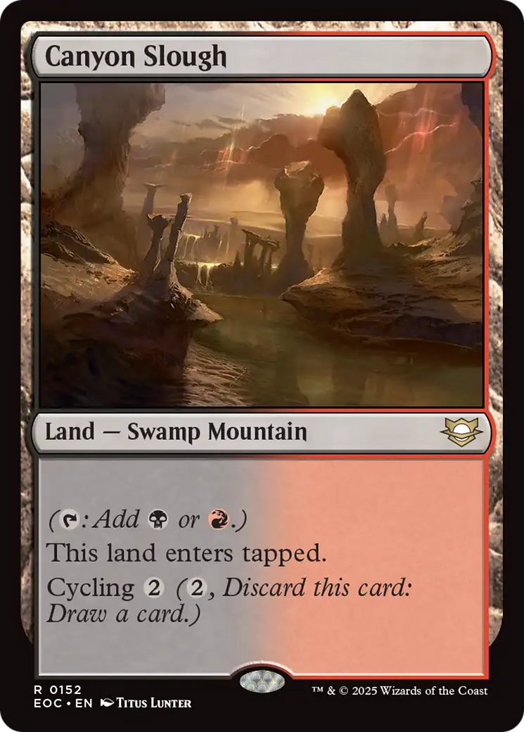 Canyon Slough [Edge of Eternities Commander] | Black Swamp Games
