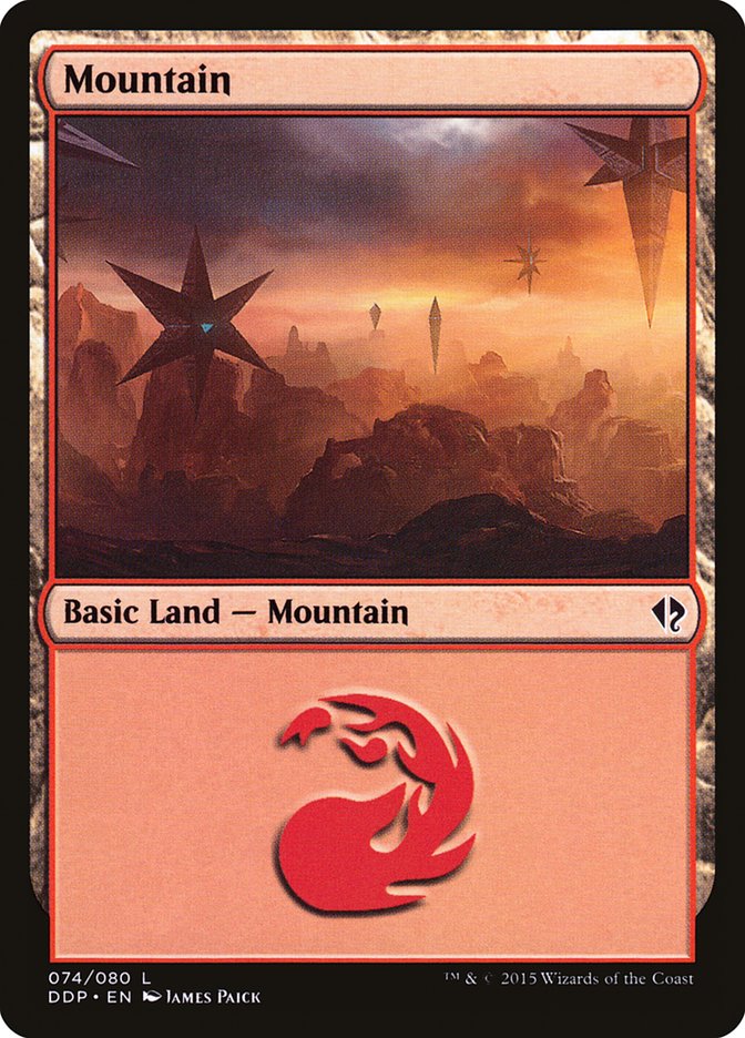 Mountain (74) [Duel Decks: Zendikar vs. Eldrazi] | Black Swamp Games