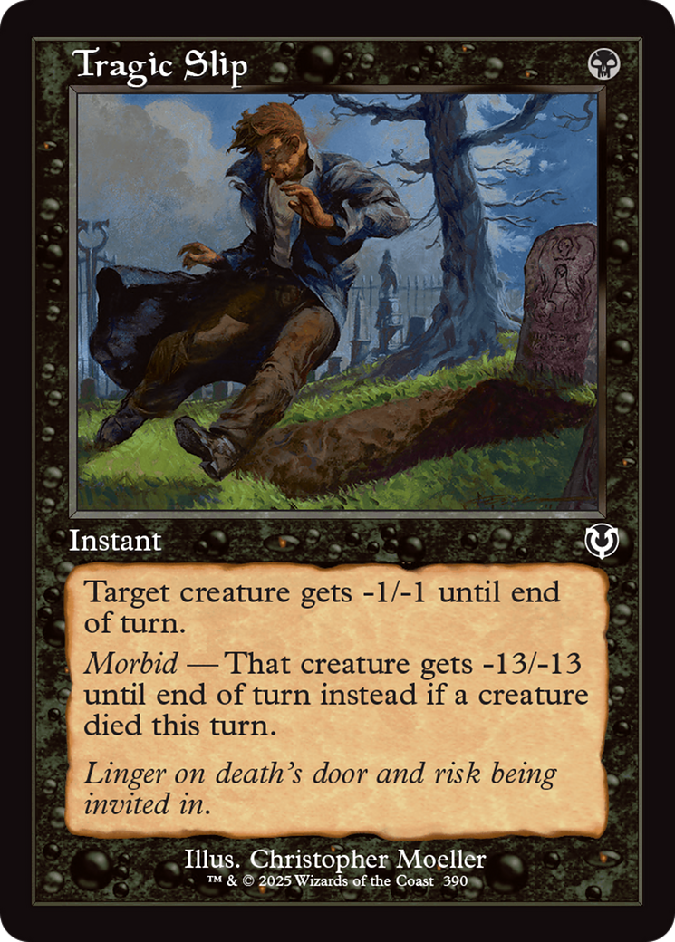 Tragic Slip (Retro Frame) [Innistrad Remastered] | Black Swamp Games