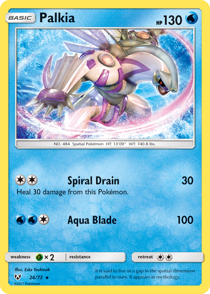 Palkia (24/73) [Sun & Moon: Shining Legends] | Black Swamp Games