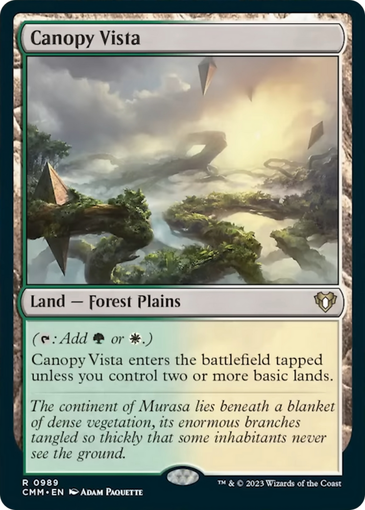 Canopy Vista [Commander Masters] | Black Swamp Games