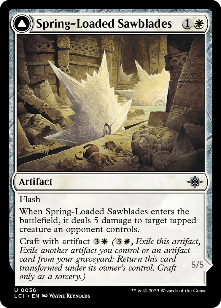 Spring-Loaded Sawblades // Bladewheel Chariot [The Lost Caverns of Ixalan] | Black Swamp Games