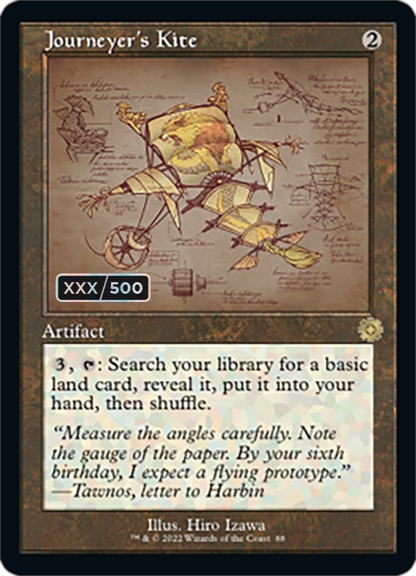 Journeyer's Kite (Retro Schematic) (Serialized) [The Brothers' War Retro Artifacts] | Black Swamp Games