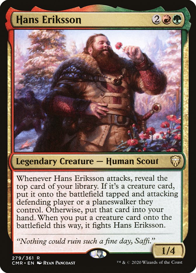 Hans Eriksson [Commander Legends] | Black Swamp Games