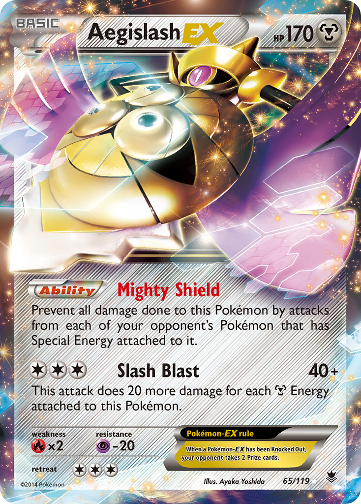 Aegislash EX (65/119) [XY: Phantom Forces] | Black Swamp Games