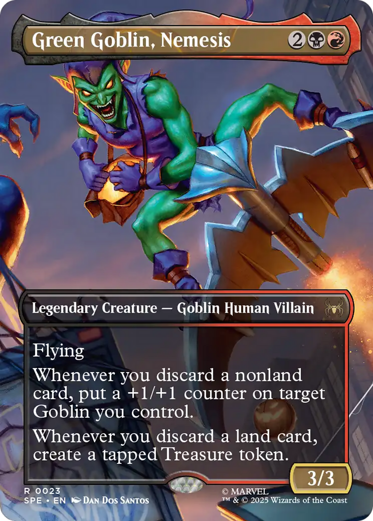 Green Goblin, Nemesis (Borderless) [Marvel's Spider-Man: Eternal-Legal] | Black Swamp Games