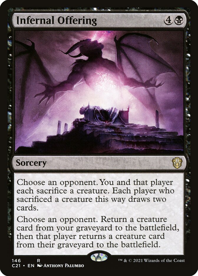 Infernal Offering [Commander 2021] | Black Swamp Games
