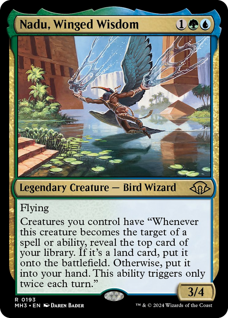 Nadu, Winged Wisdom [Modern Horizons 3] | Black Swamp Games