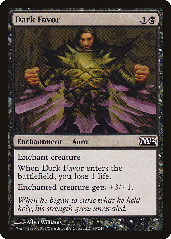 Dark Favor [Magic 2012] | Black Swamp Games