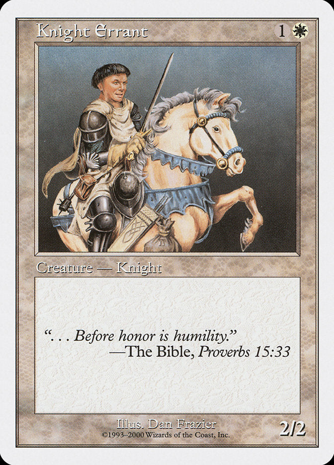 Knight Errant [Starter 2000] | Black Swamp Games
