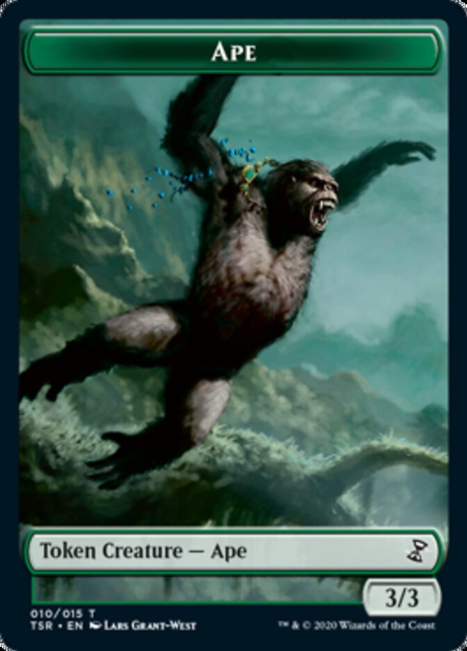 Ape Token [Time Spiral Remastered Tokens] | Black Swamp Games