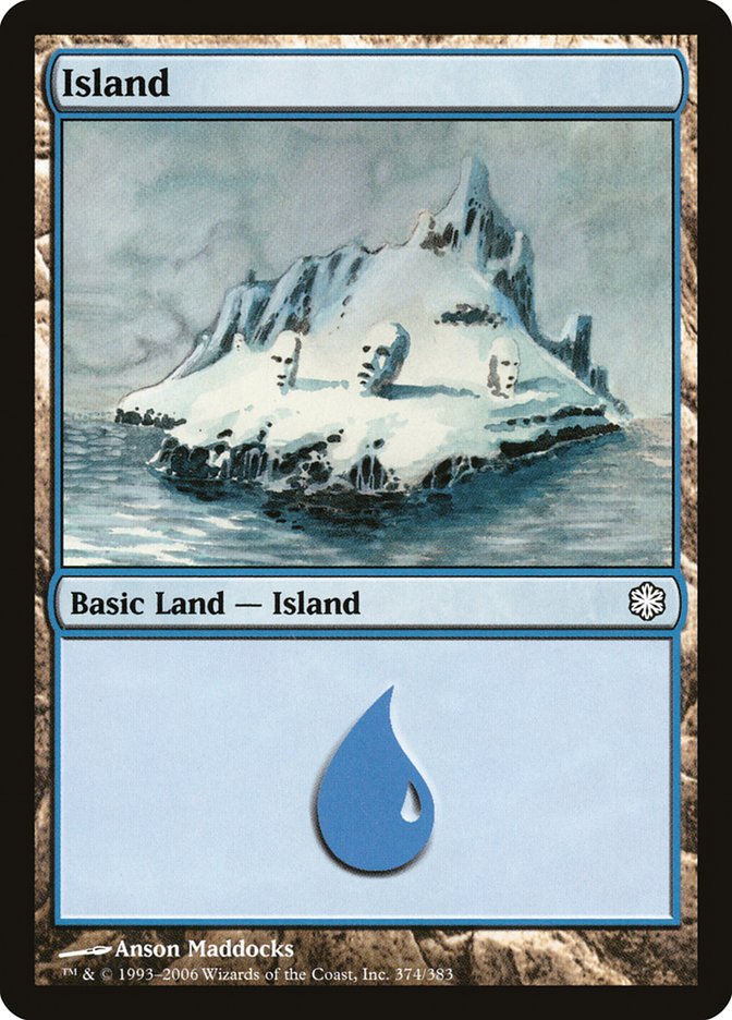 Island (374) [Coldsnap Theme Decks] | Black Swamp Games