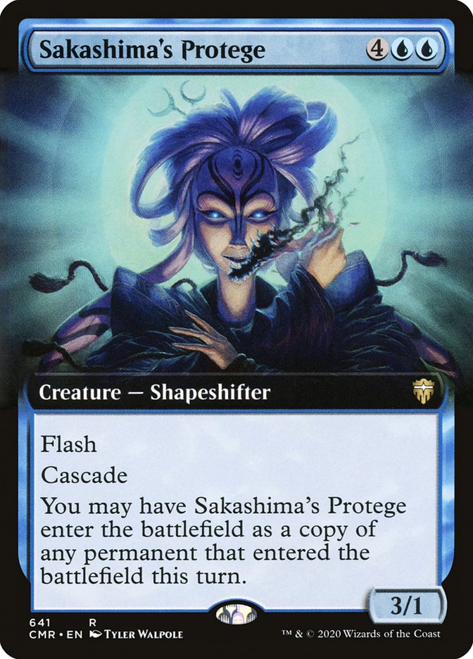 Sakashima's Protege (Extended Art) [Commander Legends] | Black Swamp Games